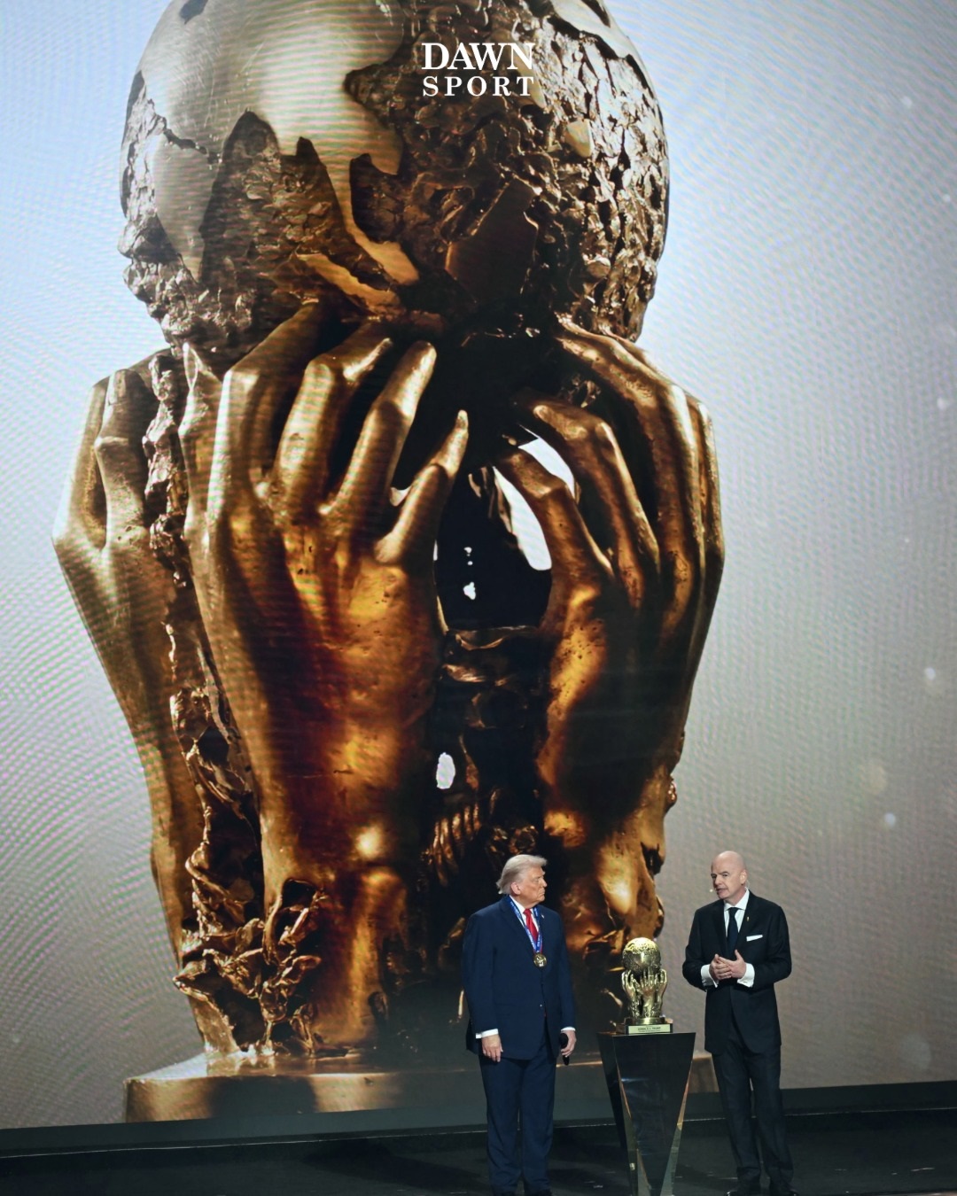 US President Donald Trump receives inaugural FIFA Peace Prize  2025